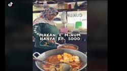 Viral Warung Jual Makan Minum hanya Rp5.000, Pemilik: Berbisnis dengan Allah Tak Pernah Rugi