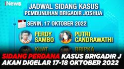 Sidang Perdana Pembunuhan Brigadir J Akan Digelar 17-18 Oktober 2022