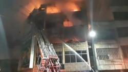 2 Toko 4 Lantai Tempat Jual Sepeda di Jalan Cirebon Medan Ludes Terbakar<