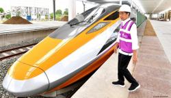 China Sambut Positif Uji Coba Kereta Cepat Jakarta-Bandung<