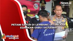 Nekat Edarkan Sabu 1 Kg Lebih, Petani Sayur di Lembang Ditangkap