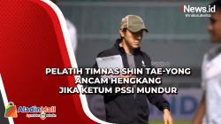 Pelatih Timnas Shin Tae-yong Ancam Hengkang Jika Ketum PSSI Mundur