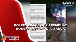 Polres Cimahi Buru Pembuat Boneka Pocong di Cisarua