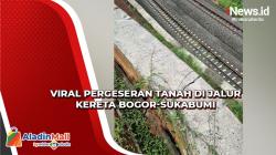 Pergeseran Tanah di Jalur Kereta Bogor-Sukabumi, KAI Sebut Masih Aman<