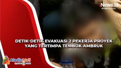 Dramatis, Evakuasi 2 Pekerja Proyek yang Tertimpa Tembok Ambruk di Bandung Barat<