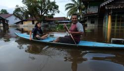 Banjir Kabupaten Sintang Kalbar Belum Surut, 50.267 Jiwa Terdampak