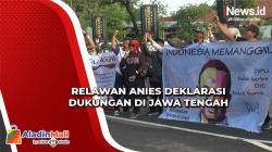 Relawan Deklarasi Dukung Anies di Jawa Tengah