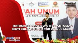 Antusiasnya Ratusan Mahasiswa IT&B Medan Ikuti Kuliah Umum TGB Zainul Majdi