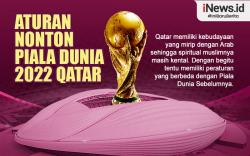 Infografis Aturan Nonton Piala Dunia 2022 Qatar