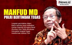 Infografis Mahfud MD Sebut Polri Tegas Lakukan Reformasi