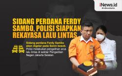 Infografis Polri Lakukan Rekayasa Lalu Lintas Jelang Sidang Perdana Ferdy Sambo