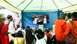 Nobar Sidang Perdana Ferdy Sambo