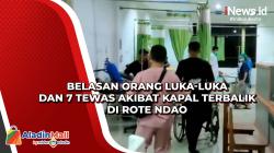 Belasan Orang Luka-Luka dan 7 Tewas akibat Kapal Terbalik di Rote Ndao