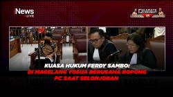 Kuasa Hukum Ferdy Sambo: di Magelang Yosua Berusaha Bopong PC saat Selonjoran 