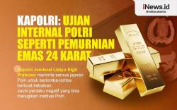 Infografis Kapolri Sebut Ujian yang Dihadapi Internal seperti Pemurnian Emas 24 Karat