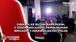 Dibawa ke Rutan Bareskrim, 3 Terdakwa Kasus Pembunuhan Brigadir J Dikawal Ketat Polisi