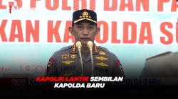 Kapolri Lantik Sembilan Kapolda Baru