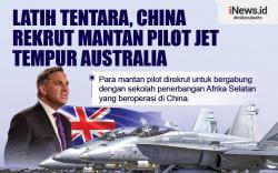 Infografis China Rekrut Mantan Pilot Jet Tempur Australia untuk Latih Tentara