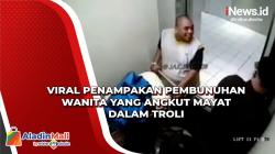 Viral, Pelaku Pembunuhan di Bekasi Tersenyum Dorong Troli Isi Mayat Wanita