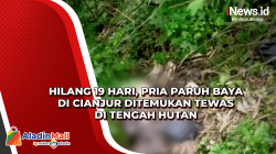 Hilang 19 Hari, Pria Paruh Baya di Cianjur Ditemukan Tewas di Tengah Hutan