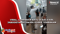 Viral, Lemparan Batu di Kaca KRL Jabodetabek Dikira Suara Tembakan