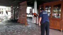 Gempar, Pendopo Kota Banjar Terbakar, Sempat Terlihat OTK Lari dan Loncat Pagar <
