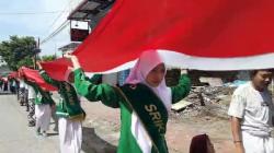 Hari Santri Nasional, Santri di Boyolali Kirab 1.000 Meter Bendera Merah Putih