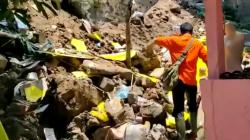 Akibat Diguyur Hujan Deras, Tebing Longsor dan 3 Kios di Padalarang KBB Ambruk<