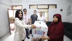Pemuda Perindo DPW DKI Jakarta Bagikan 75 Kg Bahan Lauk ke Dua Panti Asuhan