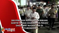 300 Penabuh Rebana dan Ribuan Santri Tandai Digelarnya Pekan Sholawat Nusantara di Situbondo
