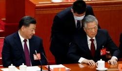 Terungkap, Ini Alasan Mantan Presiden China Hu Jintao Dibawa ke Luar Kongres Partai Komunis