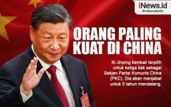 Infografis Xi Jinping Jabat Sekjen Partai Komunis China 3 Periode