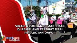 Viral! Drumband Emak-Emak di Pemalang Terbuat dari Perabotan Dapur
