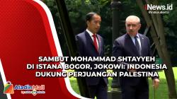 Sambut Mohammad Shtayyeh di Istana Bogor, Jokowi: Indonesia Dukung Perjuangan Palestina