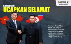  Infografis Kim Jong Un Beri Selamat Xi Jinping