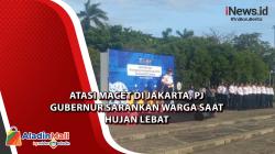 Atasi Macet di Jakarta, Pj Gubernur Sarankan Warga saat Hujan Lebat