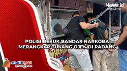 Polisi Bekuk Bandar Narkoba Merangkap Tukang Ojek di Padang