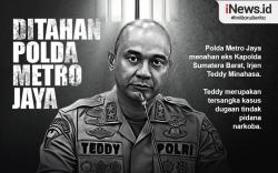 Infografis Teddy Minahasa Ditahan Polda Metro Jaya