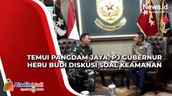 Temui Pangdam Jaya, Pj Gubernur Heru Budi Diskusi soal Keamanan