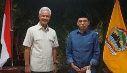 TGB Bertemu Ganjar Pranowo di Puri Gedeh Semarang, Ada Apa?