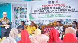 Desa di Kabupaten Gorontalo Masuk Nominasi 5 Besar Lomba Tingkat Nasional