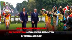 Penyambutan PM Palestina Mohammad Shtayyeh di Istana Bogor