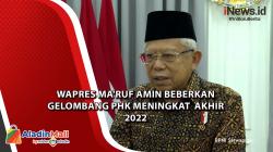 Wapres Ma'ruf Amin Beberkan Gelombang PHK Meningkat  Akhir 2022