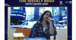 Sandiaga Uno Bangga Potret Raissa Anggiani Terpampang di Billboard New York Time Square