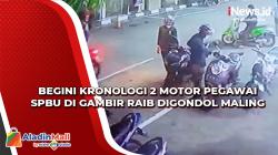 Begini Kronologi 2 Motor Pegawai SPBU di Gambir Raib digondol Maling