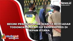 Begini Penangkapan Wanita Bercadar Todongkan Senpi ke Paspampres di Depan Istana