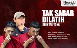 Infografis Justin Hubner dan Ivar Jenner Tak Sabar Dilatih Shin Tae-yong