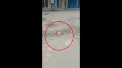 Warga Blora Gempar, Percikan Api Bercampur Lumpur Muncul di Pasar Sido Makmur