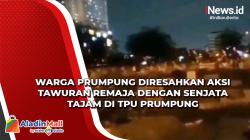 Warga Prumpung Diresahkan Aksi Tawuran Remaja dengan Senjata Tajam di TPU Prumpung