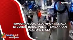 Tawuran Dua Kelompok Remaja di Johar Baru, Polisi Tembakkan Gas Air Mata